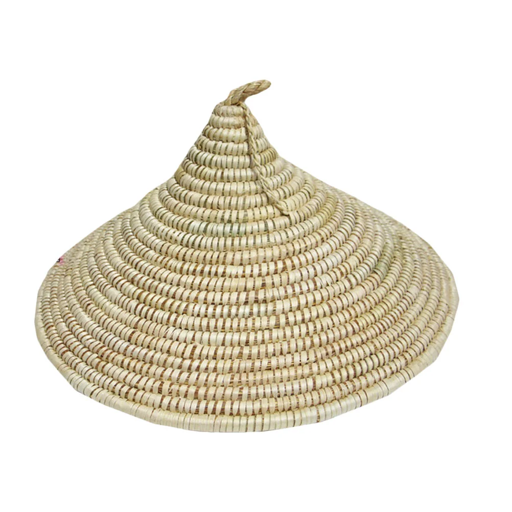 

Hat Straw Asian Rice Conical Farmer Samurai Chinese Hats Decor Sun Japanese Cosplay Cone Wall Lamp Cap Knight Rustic Shades