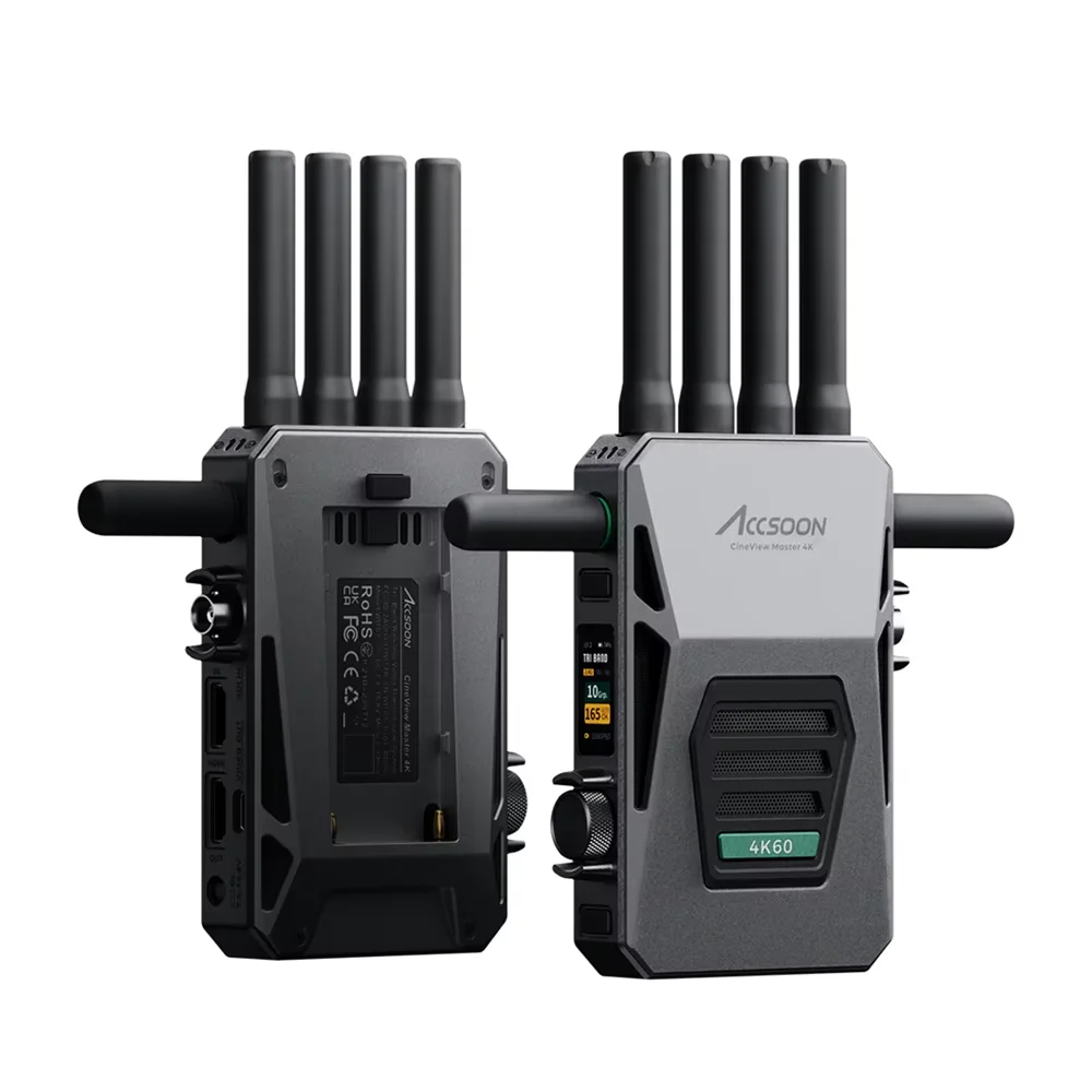 ACCSOON CineView Master 4K Беспроводная передача видео 2 5 км 4 ГГц 6 трехдиапазонный и DFS для