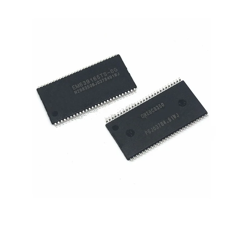 Бесплатная доставка, 10-50 шт./лот, новинка, EM639165TS EM639165 EM639165TS-6G 8M * 16-bit SDRAM, флюоресцентная микросхема