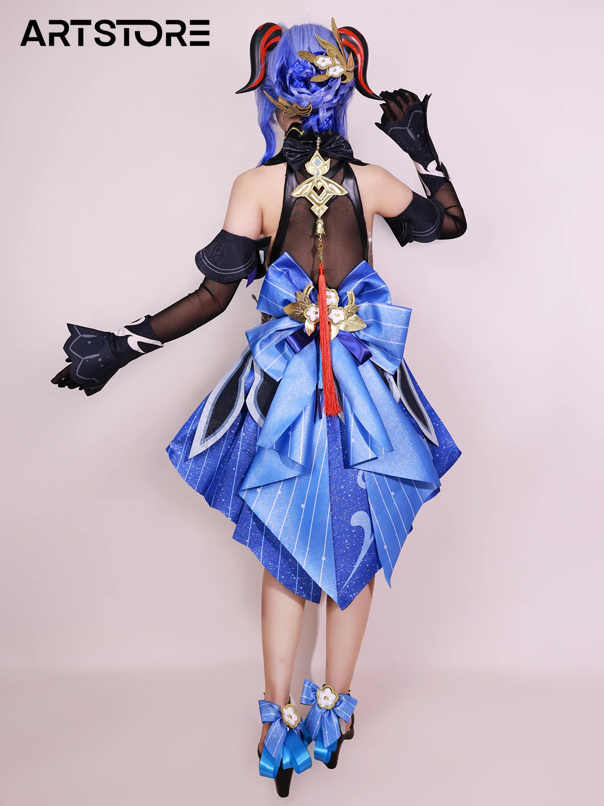 Игра GenshinImpact Deepavali Ganyu косплей костюм ролевая игра комикс с платье Хеллоуин