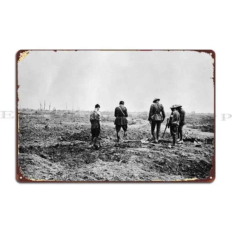 Битва Сомме металлическая табличка плакат настенный декор винтажные домашние