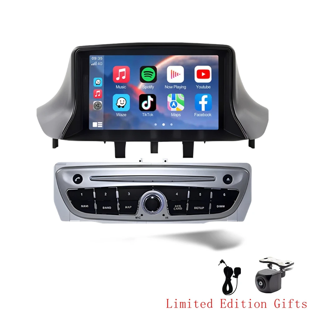 Hangmanjia беспроводное Android авто радио для Renault Megane 3 Fluence Samsung SM3 2008-2014 4G автомобильный мультимедийный GPS 2din carplay