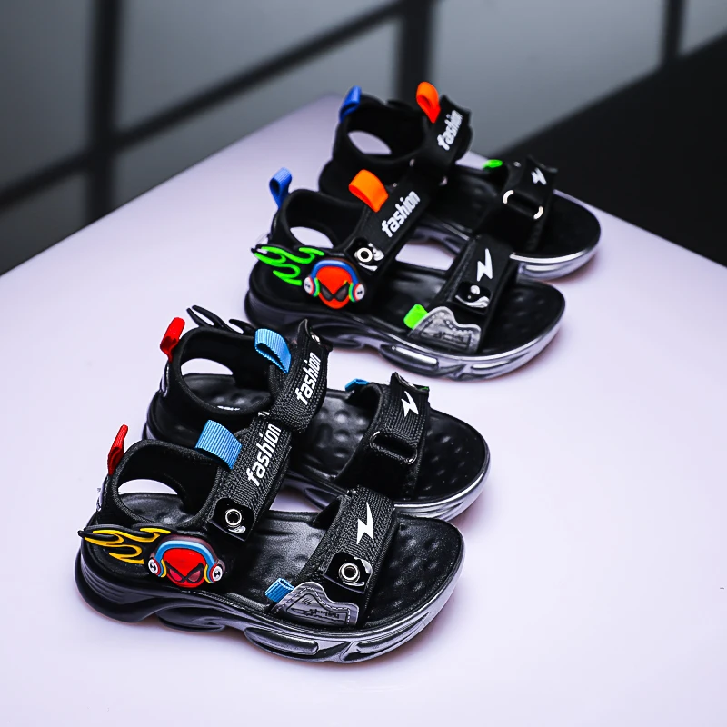 

Summer New Boy Lighting Fashion Sandals Breathable Comfortable Non-Slip Wear-Resistant Casual Children's Shoes
