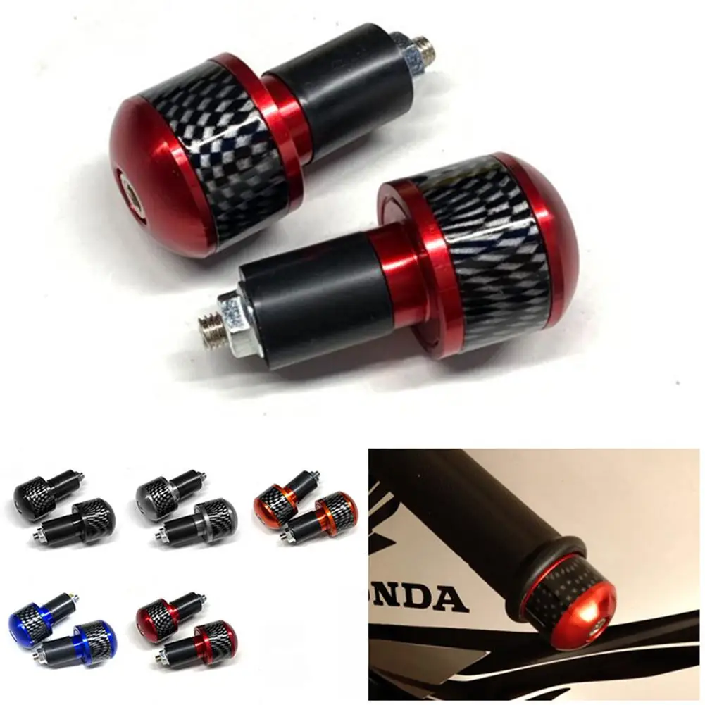 

Motorcycle Handle Bar End Cap Handle Bar Ends Silder Plug Slider Motor Bike Grips Dirt Bike Accessories Compatible For Bws Msx