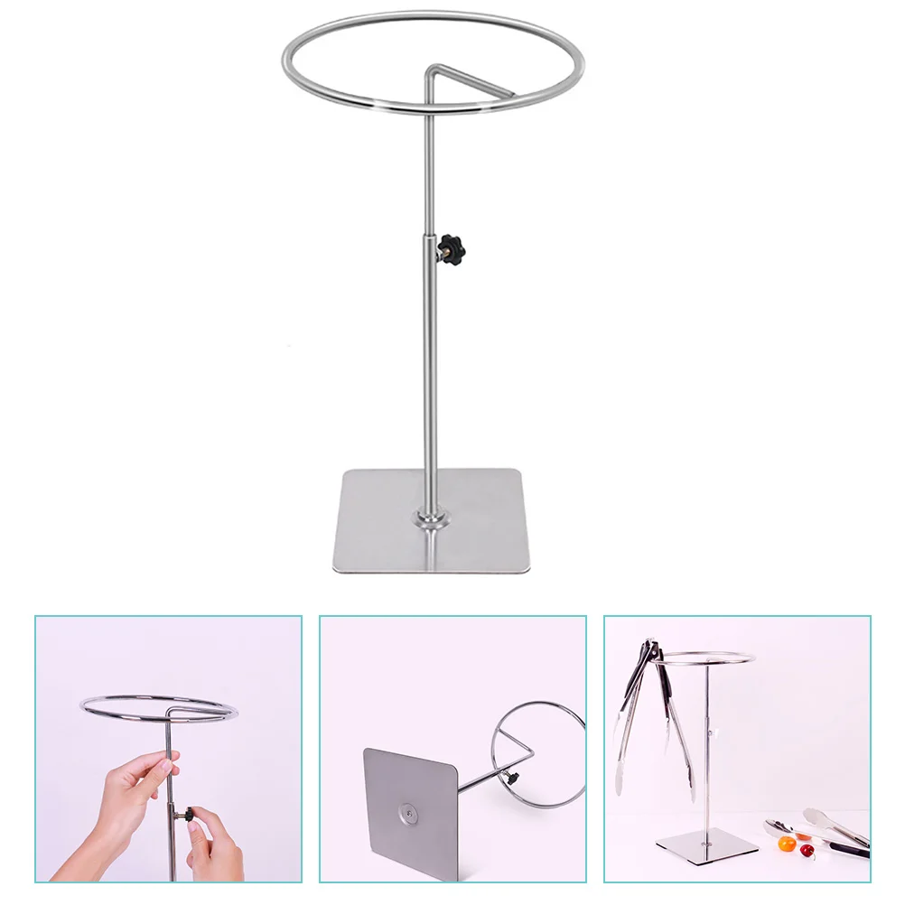 

Food Clip Hanger Coat Stand Convenient Ting Holder Household Holders Accessories Stainless Steel Tong Home Supply