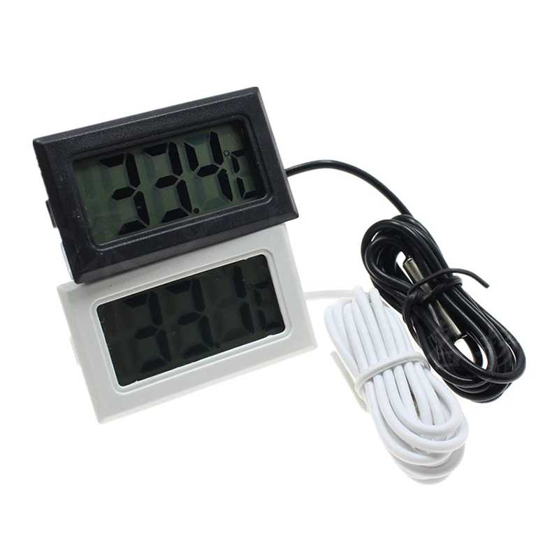 

Удобный комнатный мини-термометр с цифровым ЖК-дисплеем для аквариума, стандартный температурный термометр, водонепроницаемый датчик температуры