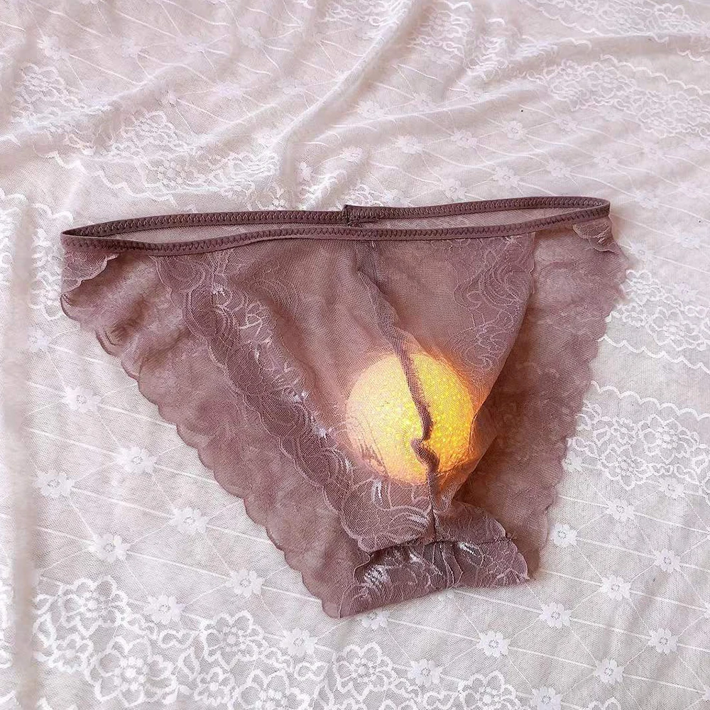 Сексуальные мужские и женские трусики кружевные трусы Сетчатые брифы бикини