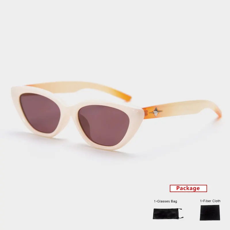 

Солнцезащитные очки mimiyou кошачий глаз для мужчин и женщин, модные Поляризационные солнечные аксессуары в винтажном стиле, с защитой UV400