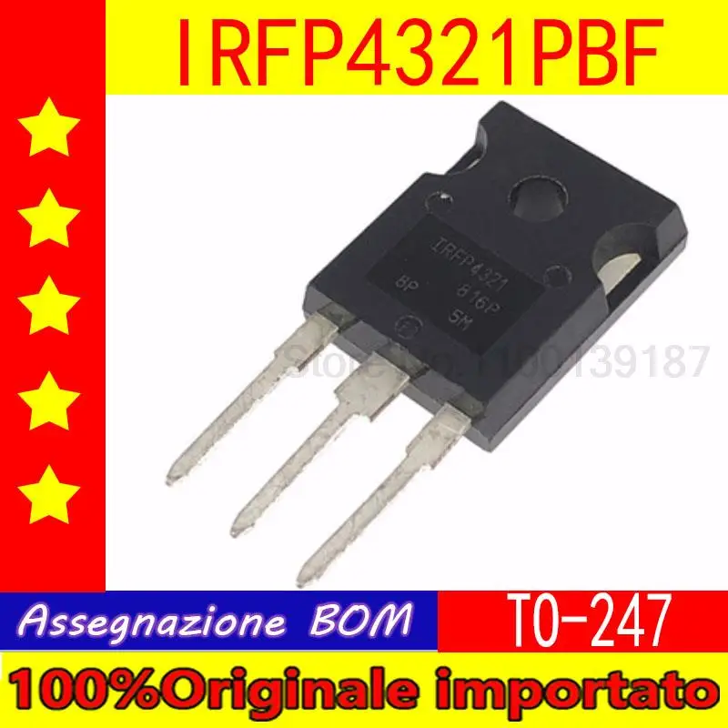 

100%Originale importato 10pcs/lot IRFP4321PBF IRFP4321 TO-247 MOS FET 78A 150V