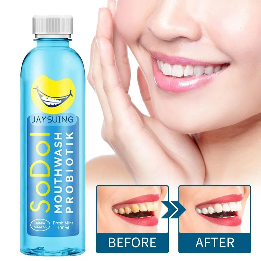 

100ML Mouthwash Antiseptic Fresh Mouth Care Breath Freshener Formula for Home Outdoor Care Products Beauty Healthy