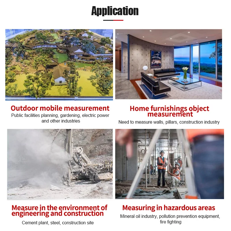 Лазерный дальномер UNI-T, высокоточный многофункциональный прибор для измерения расстояния, режим камеры, 2,4-дюймовый HD-дисплей, дальномер (art.: 3920d08e7d6bd) - 3920d08e7d6bd