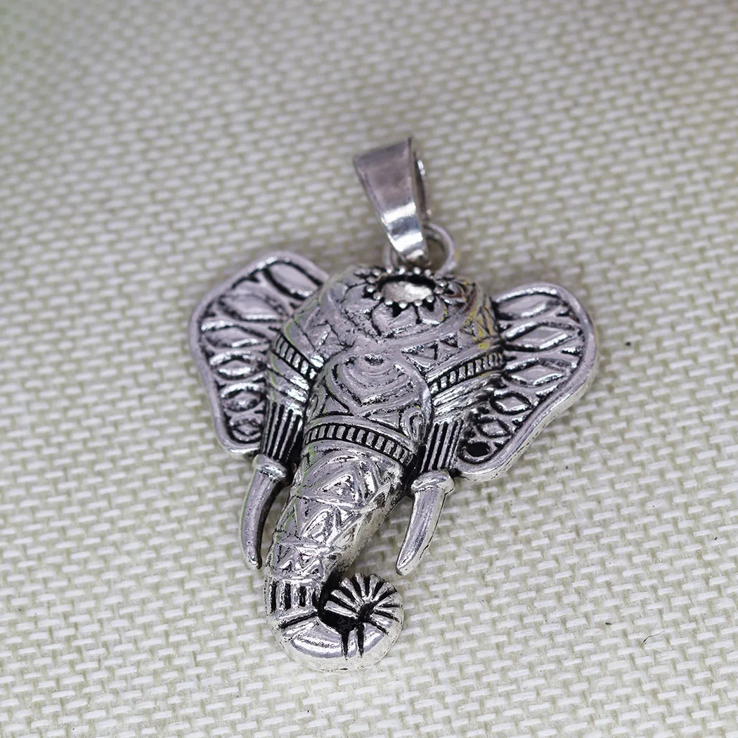 2 шт., подвески в виде головы тайского слона, 55 х47 мм