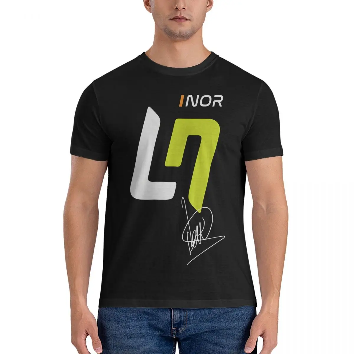 Мужская футболка с круглым вырезом 2024 хлопок размеры до 5XL