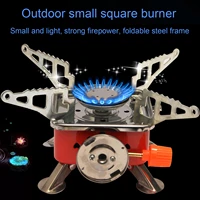 gas burner practical square stable camping cooker burner gas stove gas furnace