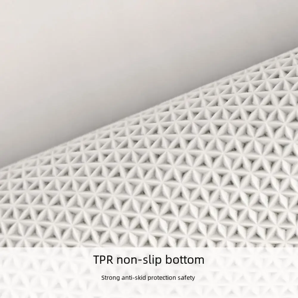 Напольный коврик для ванной впитывающий нескользящий однотонный из микрофибры с