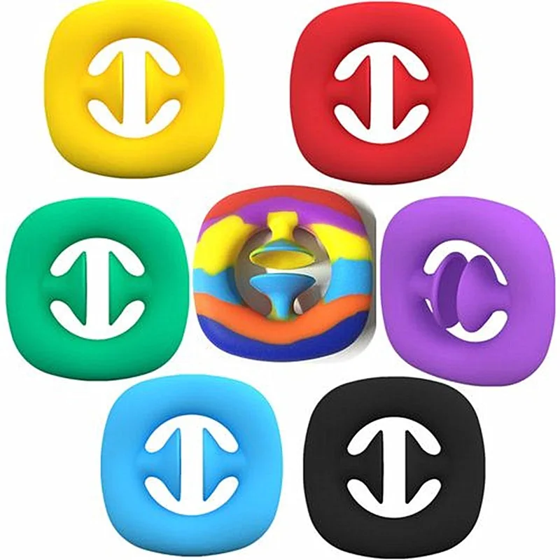 

Simple Snapperz Sensory Fidget Snap Hand Silicone Gripper Toy Relief Stress Relieve Anti-anxiety Silicone Toy Fidget Sensory Toy