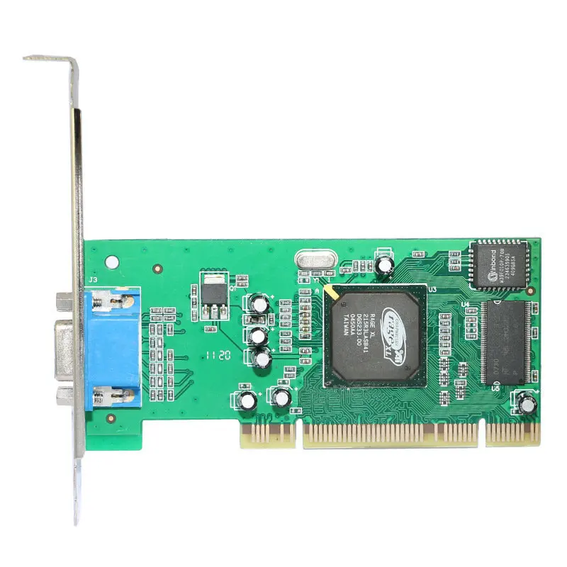 

Настольный компьютер PCI Встроенная видеокарта ATI Rage XL 8 Мб VGA монитор подключения видеосигнальная карта