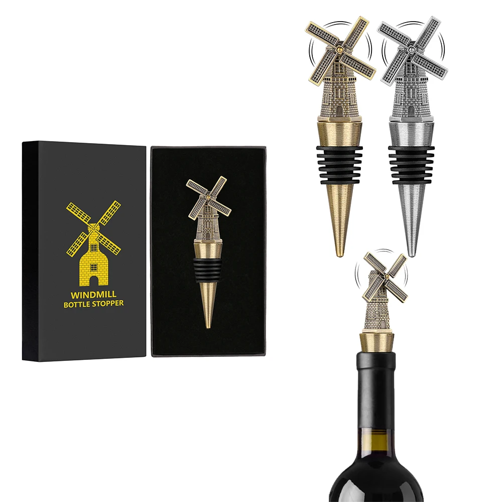 Ветряная мельница пробки для винных бутылок подарок вина колпачок бутылки пива