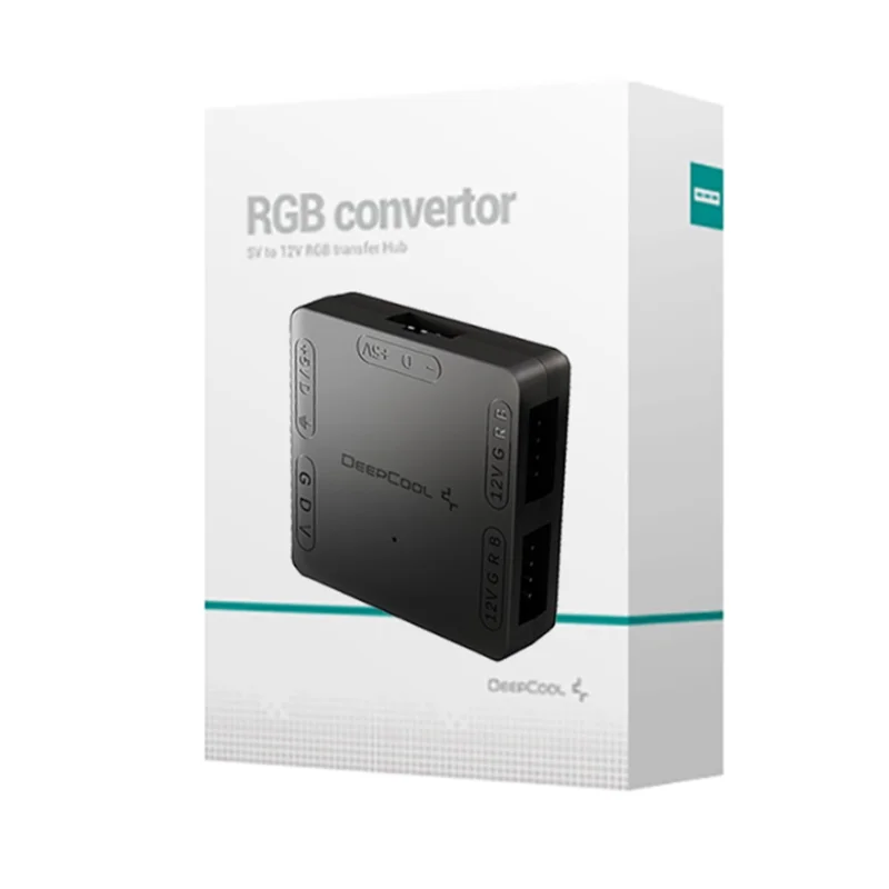 Преобразователь RGB DEEPCOOL 5 В 3Pin ARGB светильник to 12 4Pin светопередающая проводка