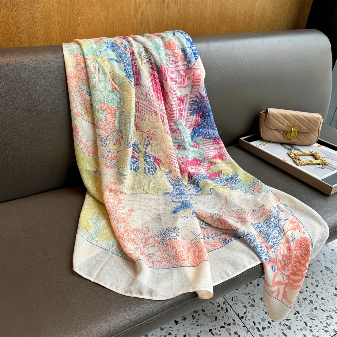 Европейский и американский художественный стиль красочной искусственной тонкой