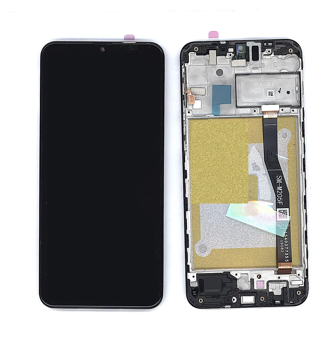 Дисплей (экран) в сборе с тачскрином для Samsung M205F Galaxy M20 черный рамкой (Premium LCD) |