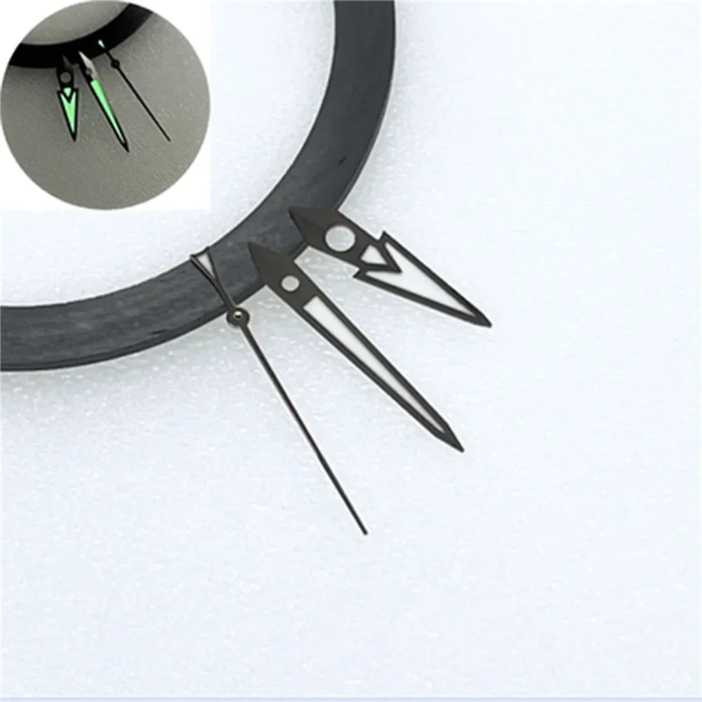 Суперзеленые светящиеся стрелки для часов NH35 NH36 4R35 4R36 модифицированные