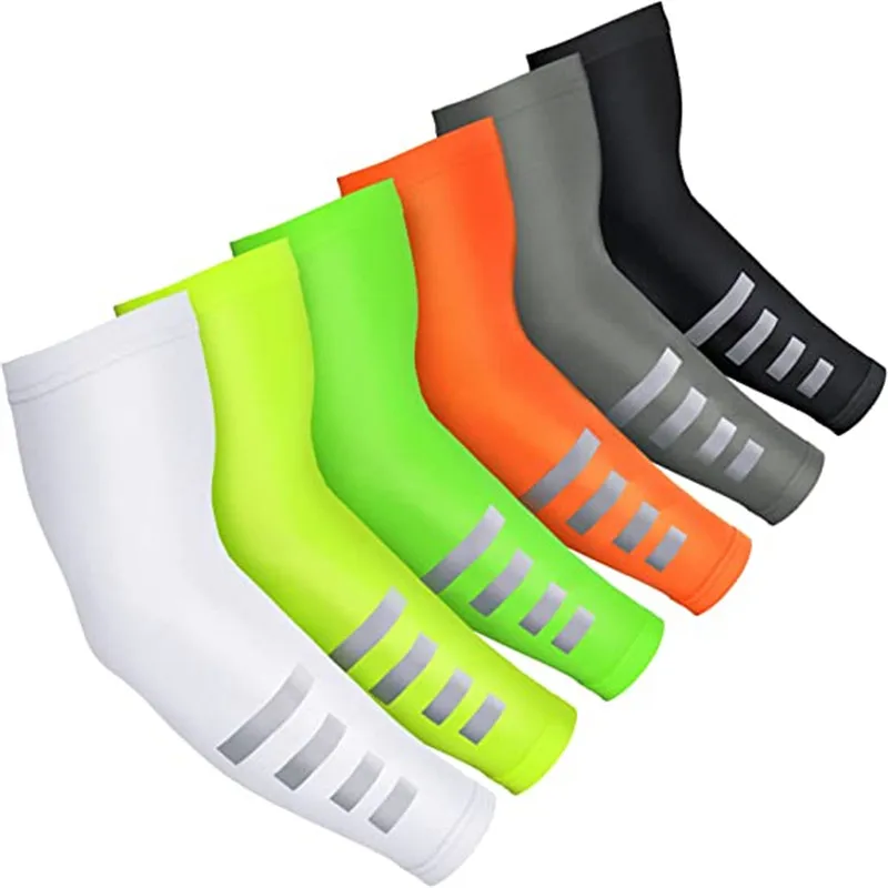 

UV Reflective Strap Arm Sleeves Cooling Sun Protection Arm Cuff Sunscreen Breathable Quick-drying Ice Silk Sleeves Arm Guard