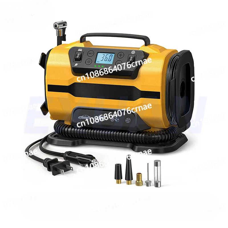 Компрессор автомобильный портативный двойной 110-230 В AC/DC