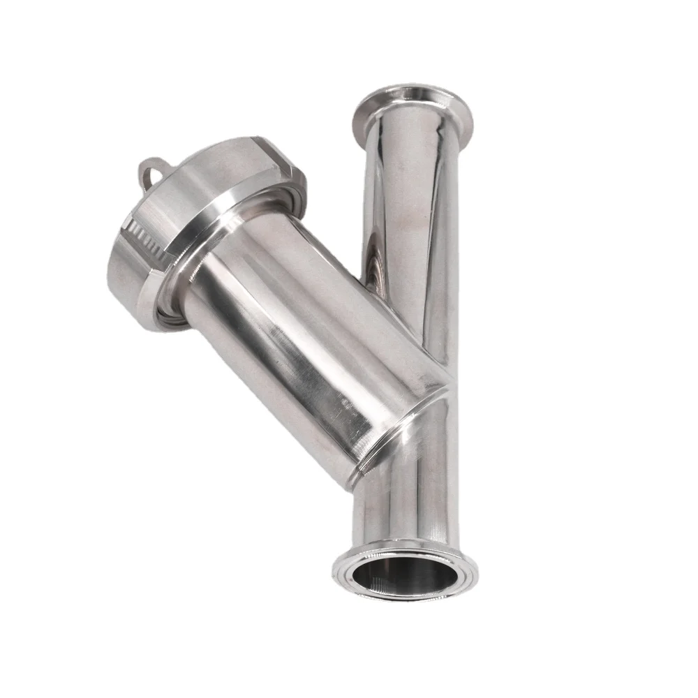 

Tri Clamp Sanitary Y-Shaped Strainer Filiter Valve SUS 304 Stainless Steel Homebrew Beer