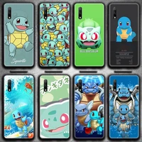 pokemon squirtle bulbasaur phone case for huawei honor 30 20 10 9 8 8x 8c v30 lite view 7a pro