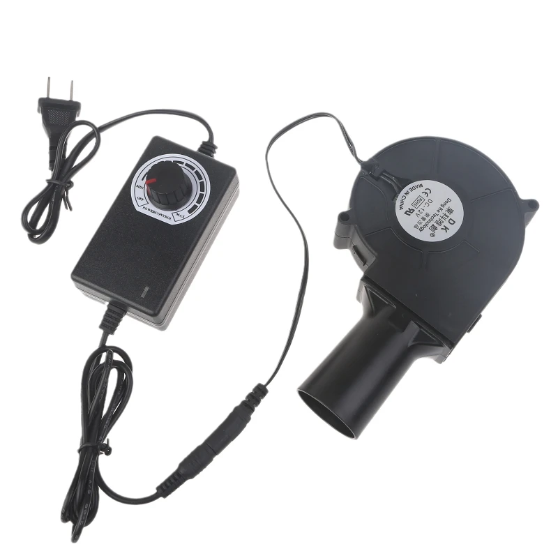 

BBQ Fan BFB1012EH PWM Blower 97x95x33mm 12V 2.94A Large Air Flow 110V 220V AC Powered Fan Variable Speed Control P15F