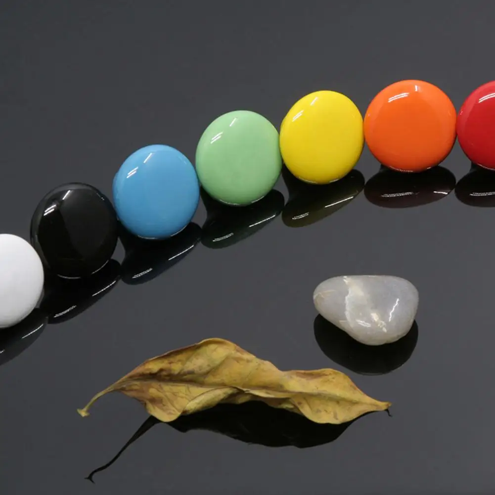 

Easy to Install Ceramic Simple Smooth Colorful Ceramic Cabinet Handle for Wardrobe