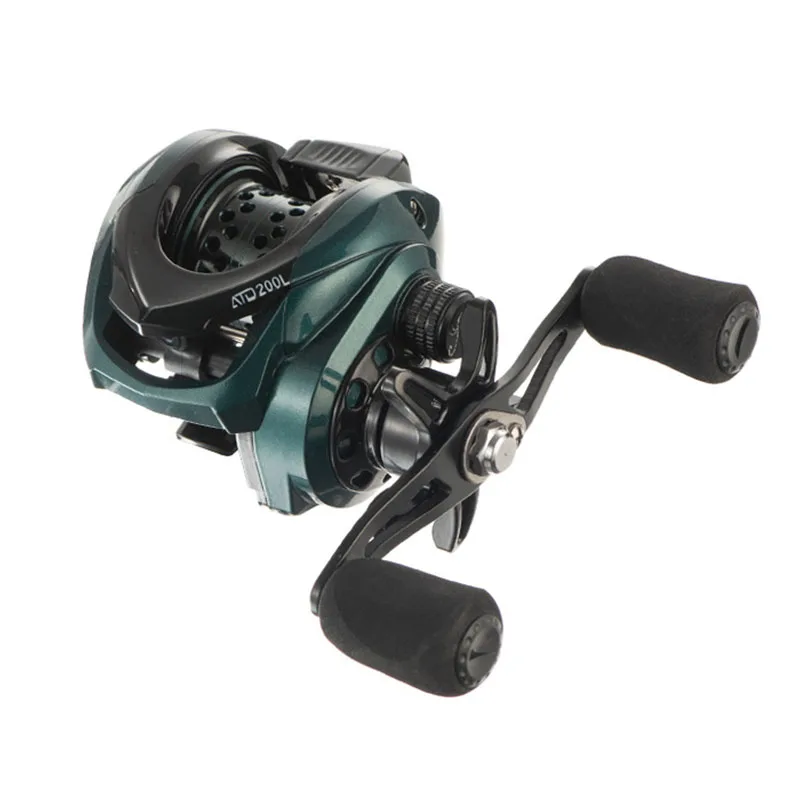 

Micro Baitcast Reel NTD200 Series Shallow Line Cup 3+1BB Lure Metal Fishing reel Max Drag 10kg Freshwater Wheel