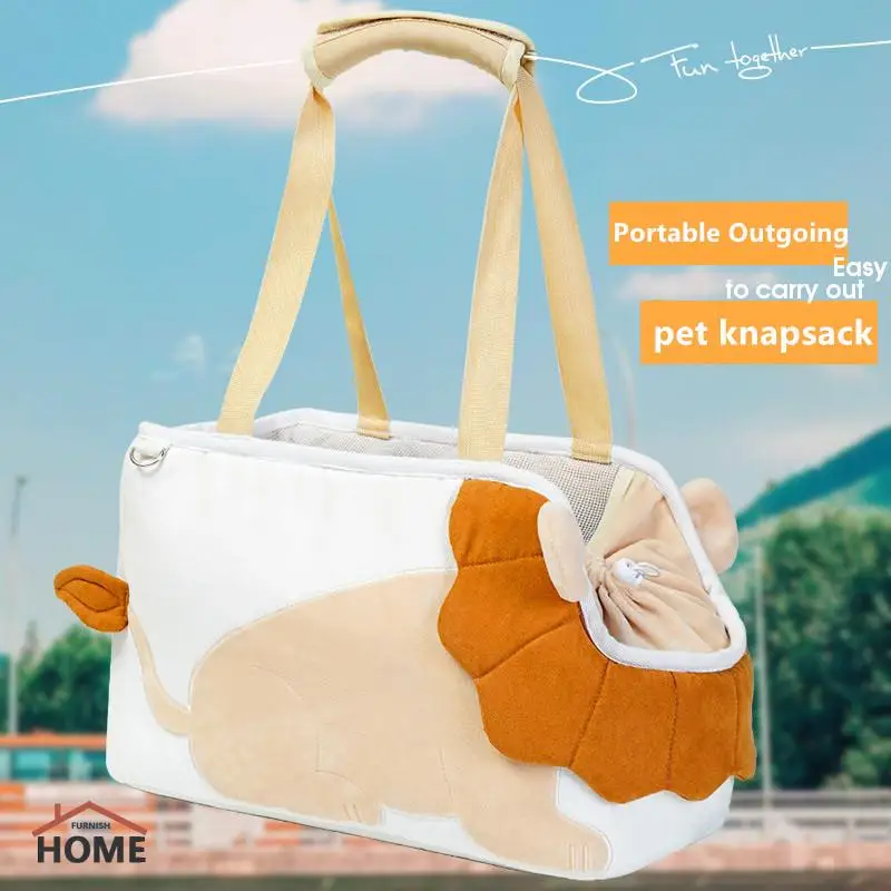 

Portable Cat Bag Cat Large Capacity Backpack Outdoor Artifact Portable Hanging Cat bag Small Dog Pet Dog Bag