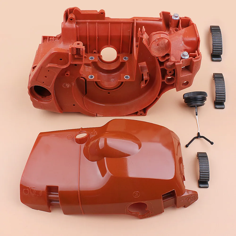 Crankcase Engine Housing Oil Tank Cap Top Cover Clip Kit For HUSQVARNA 445 450 445E 450E Chainsaw Plastic Cover Parts 537438201