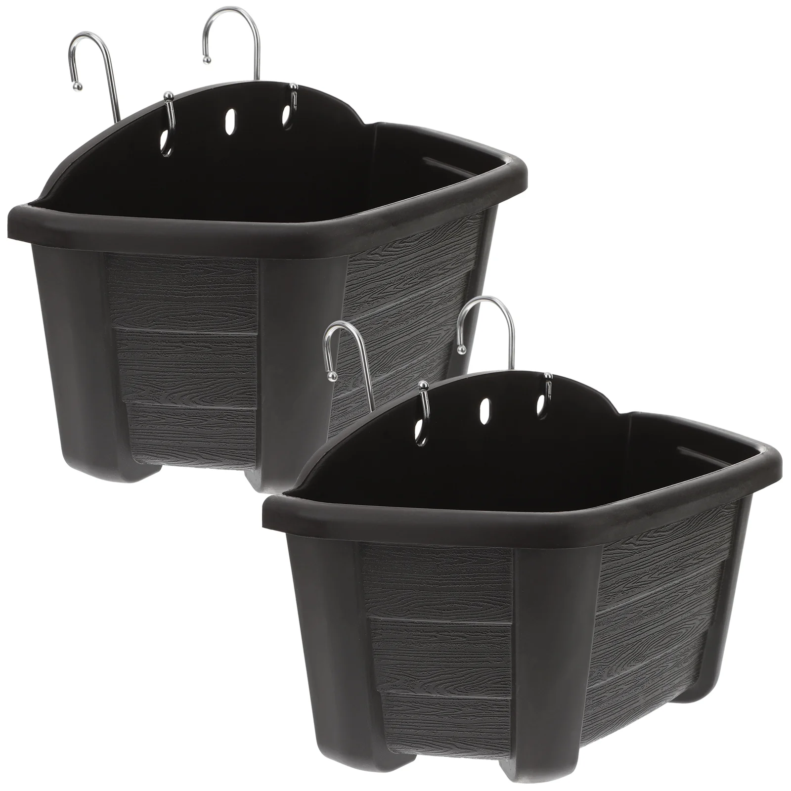 

Planter Railing Planters Wall Hanging Balcony Rail Flower Outdoor Potsoutside Circle Trellis Boxpot Mountedindoorbasket