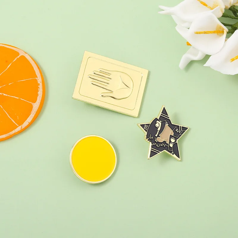 

Двухмерная эмалированная заколка в форме звёзд Джоджо с невероятными приключениями