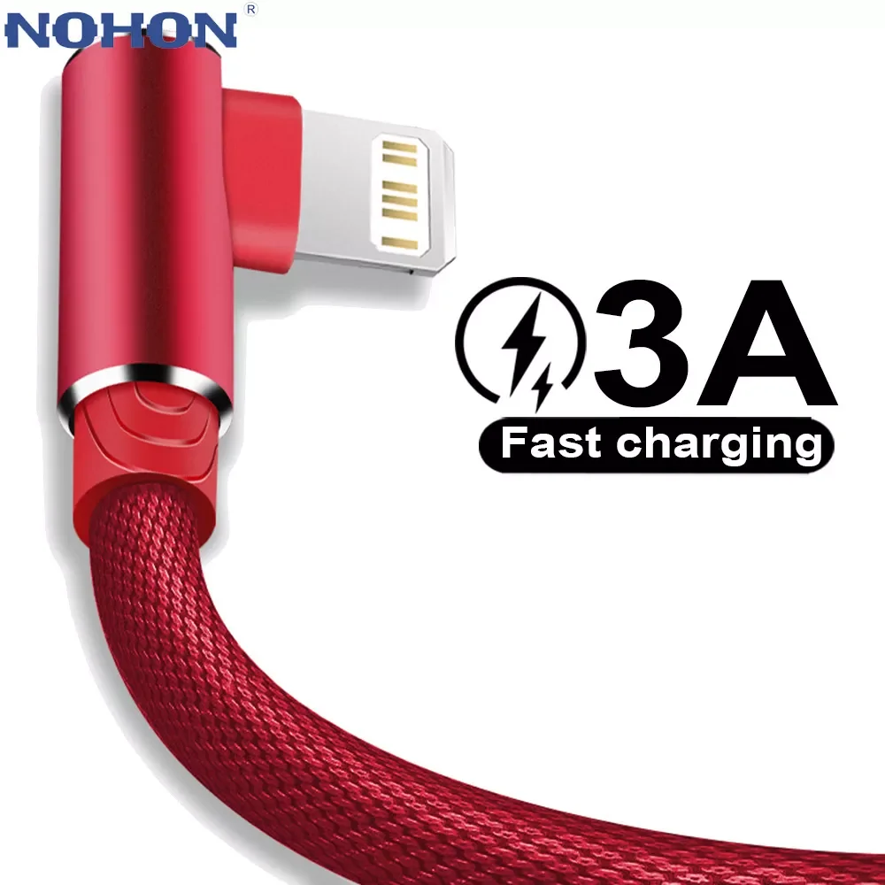 

USB Cable For iPhone 12 11 Pro Max X XR 5 6 SE 6S 7 8 Plus Apple iPad Long 1m 2m Fast Charge Data Charger Cord Mobile Phone Wire