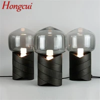 hongcui nordic table lamp modern creative design led desk light decorative for living room bedroom bedsides