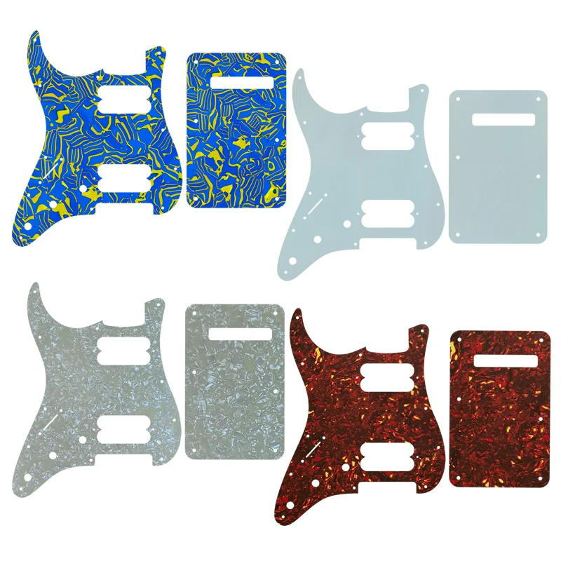 

Guitar Parts - For US Left Handed 11 Screw Hole Standard Strat HH Player Humbucker Guitar Pickguard & Back Plate Scratch Plate