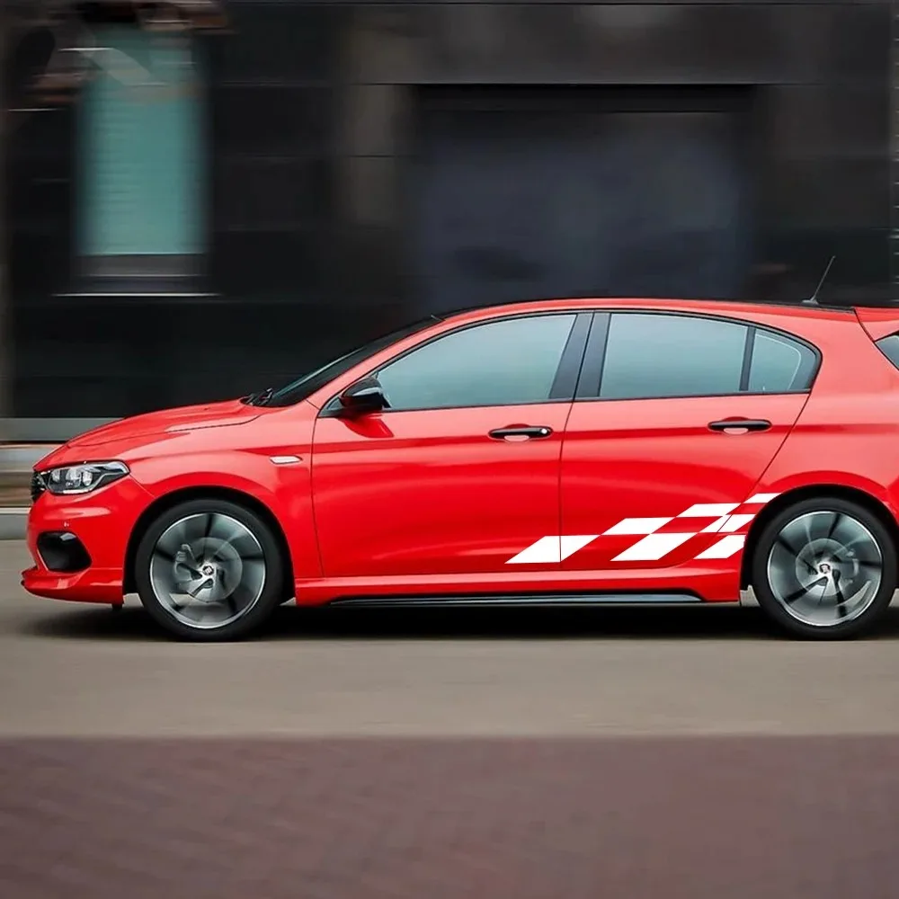 Автомобильные наклейки с обеих сторон сделай сам гоночный спортивный стиль