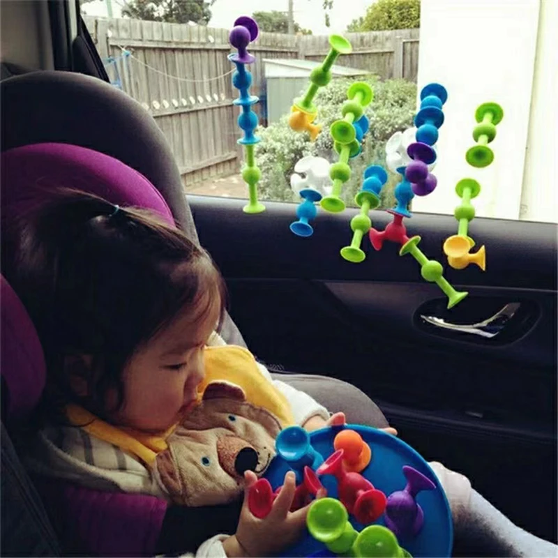 

Набор Популярных маленьких присосок, собранная присоска, присоска, мягкая Развивающая игрушка «сделай сам», конструктор для девочек и маль...