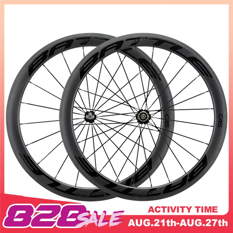 OG-EVKIN RW003 45C Carbon Wheels V-Brake Aero Clincher 45mm 