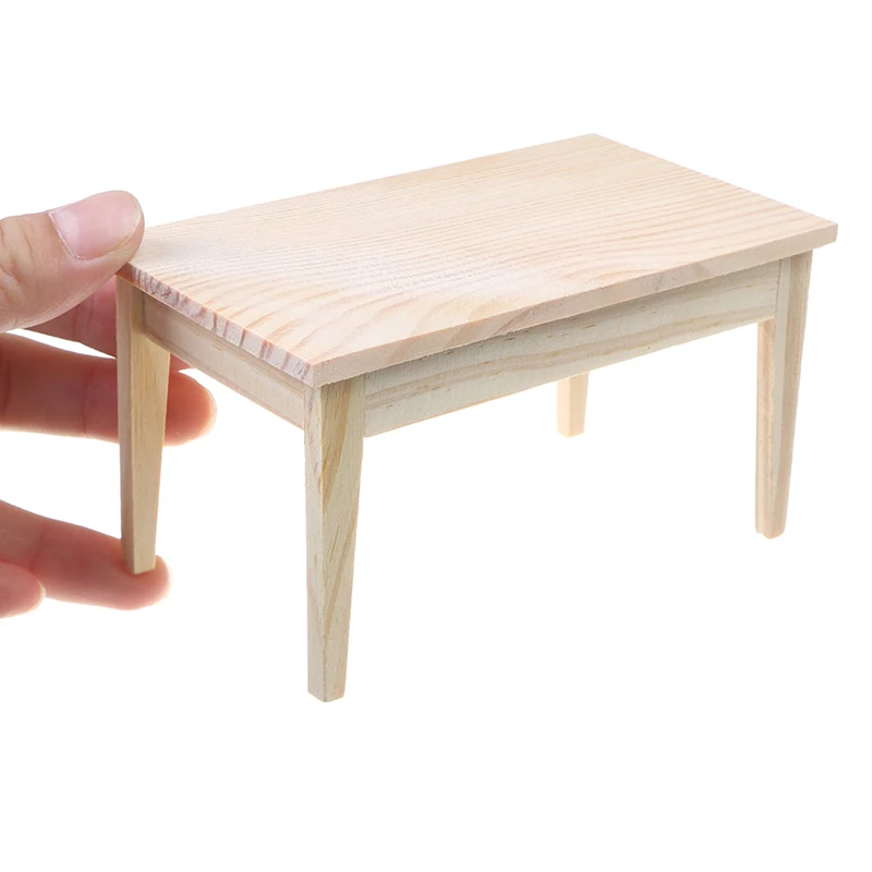 

1/12 Mini Dining Table Furniture Model Toys For Doll House Decoration Dollhouse Miniature Accessories