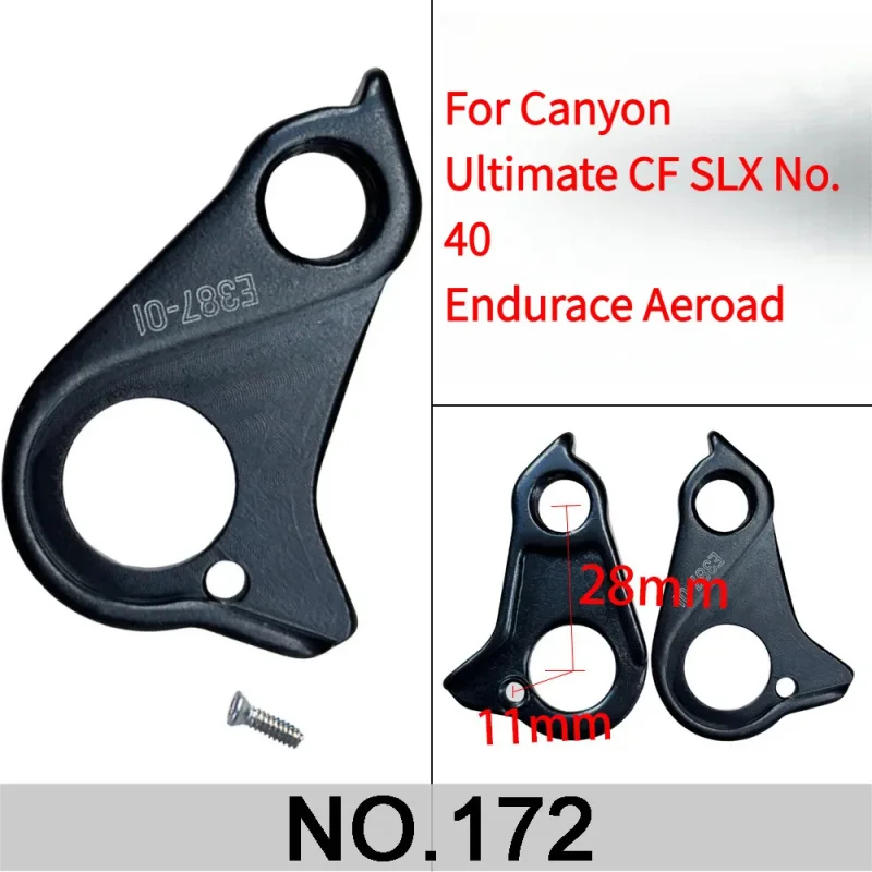 Фото Кронштейн заднего переключателя FOR Canyon для велосипедов Ultimate CF SLX Endurace Aeroad Road Bike, алюминиевая замена дропаута №2