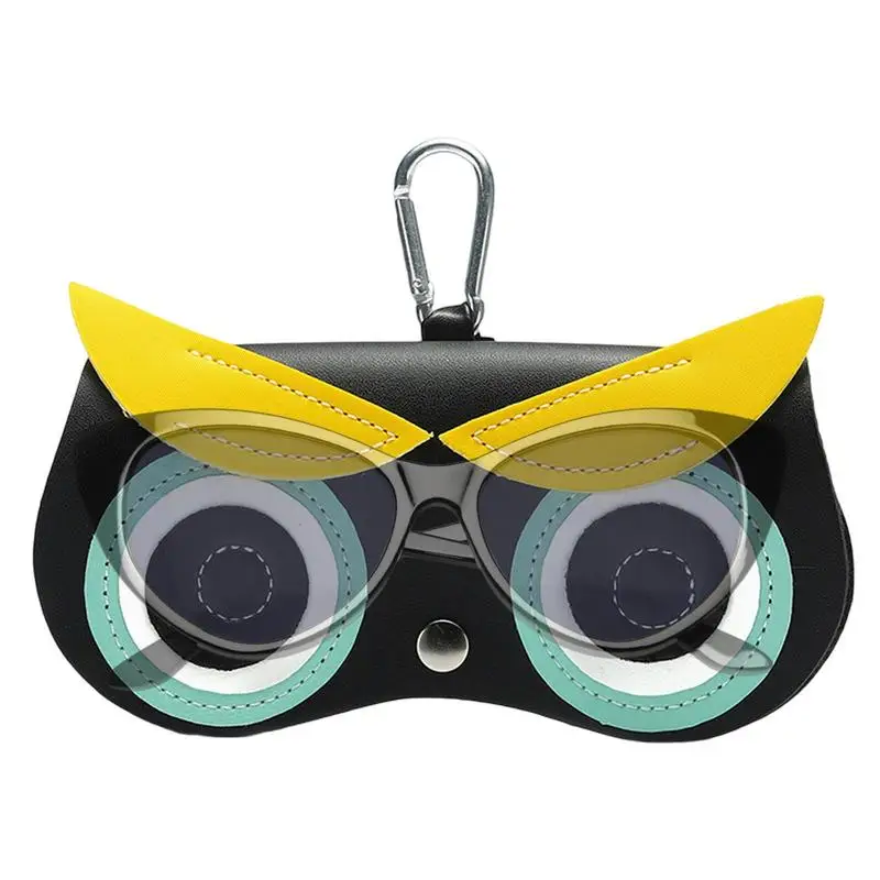 

Кожаный футляр для очков с рисунком животного, женский портативный футляр для хранения солнцезащитных очков, контейнер для очков, сумка, ак...