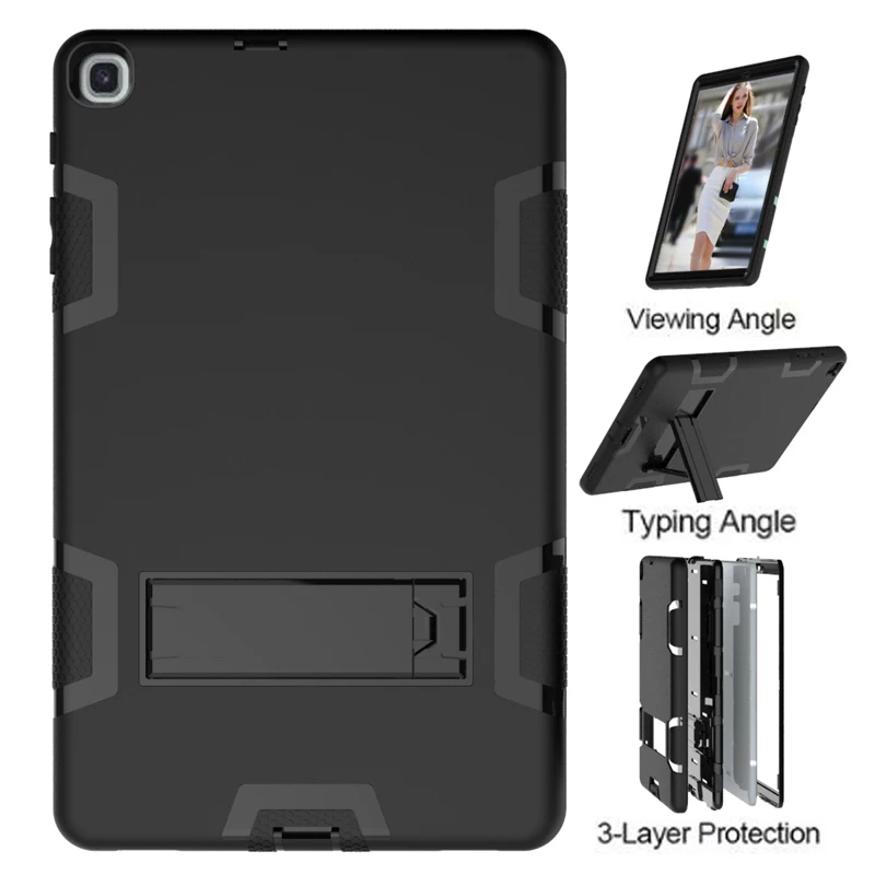 

Heavy Duty Hybrid Kickstand Shockproof Cover Kids Case for Samsung Galaxy Tab A 10.1 2019 T510 T515 SM-T510 SM-T515 Tablet Funda
