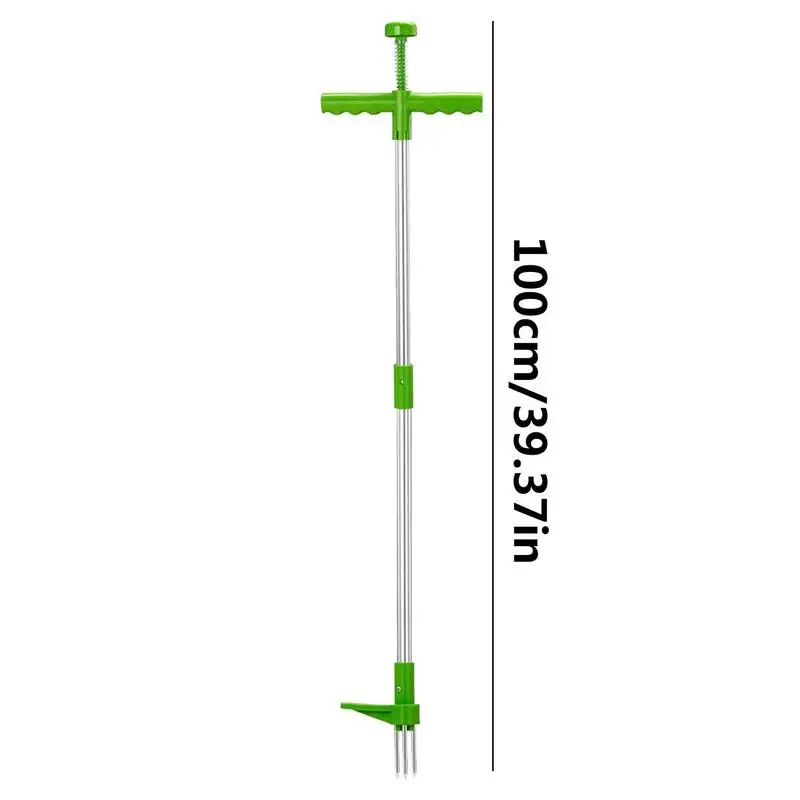 Stand Up Weeder Stand Up Weeding Tool Adjustable Gardening Hand Weeding Tool Step And Twist Long Handle Hand Weeder For Garden images - 6