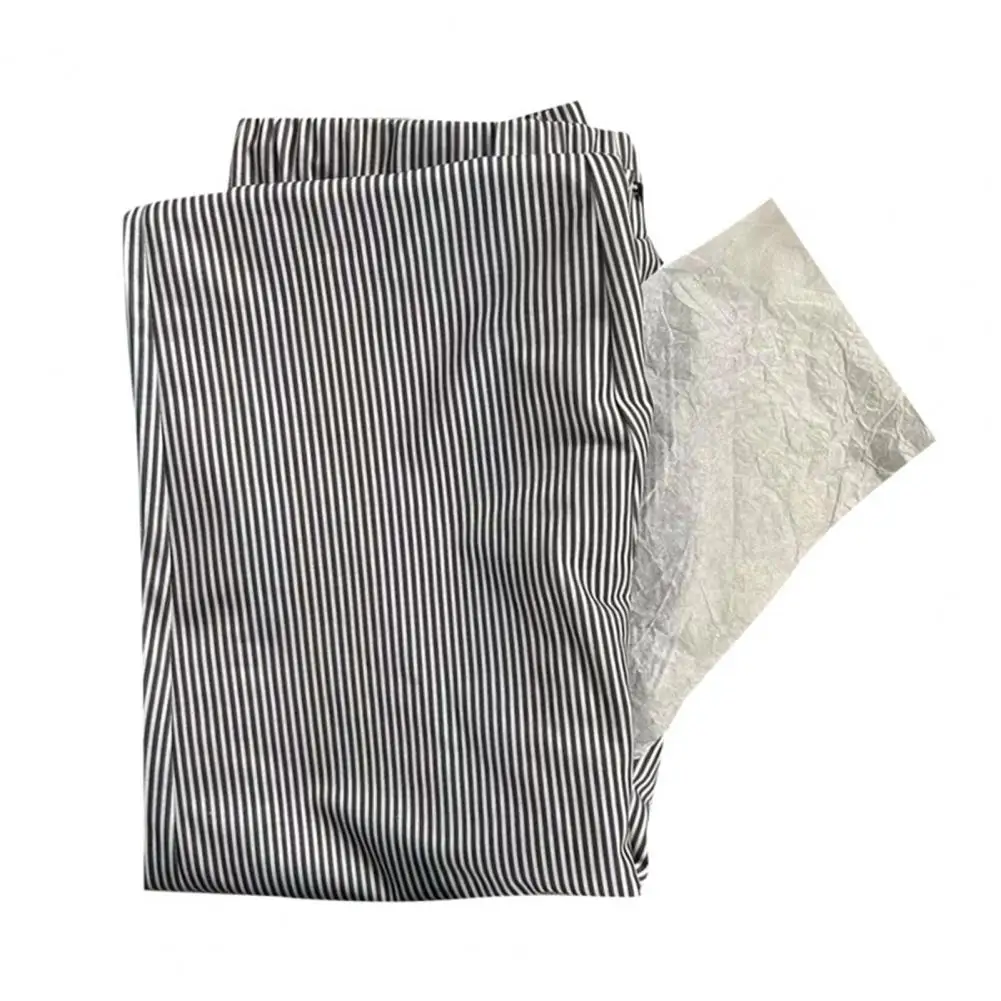 

Stripe Pants Striped Print Men's Pencil Pants Slim Fit Adjustable Waist Breathable Fabric for Business Dating Office Wear Men
