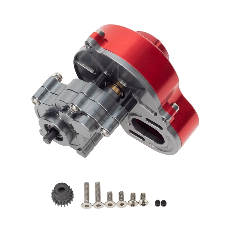 

CNC Complete Metal Gearbox Transmission Box With Gear For Axial SCX10 90016 90021 1/10 RC Crawler Car Upgrades Parts